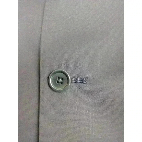 Ermenegildo Zegna Saks Fifth Ave BLACK LABEL 42L Navy SILK WOOL Blazer Jacket - Picture 5 of 15